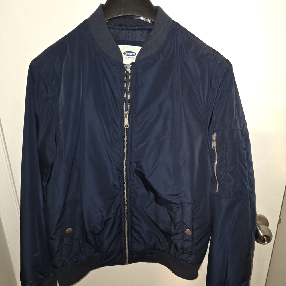 Old Navy Navy Blue Men's Bomber Jacket